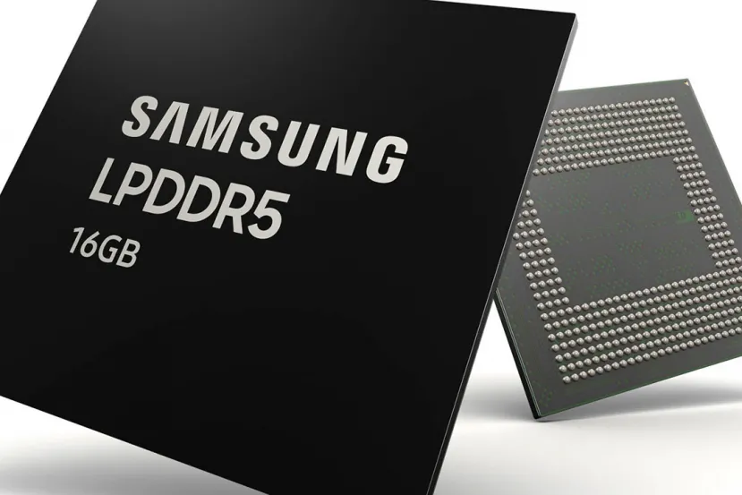 Samsung comienza a fabricar a gran escala sus primeros chips de 16 GB de RAM LPDDR5 para smartphones