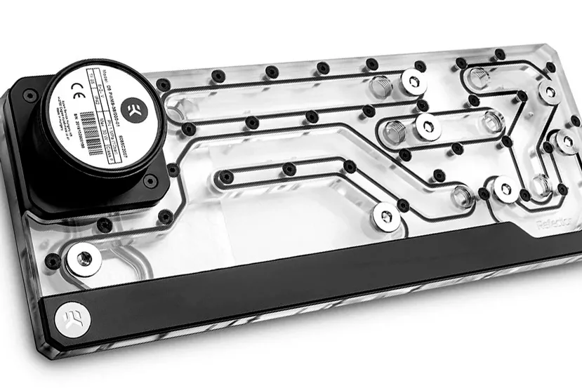 EK anuncia un bloque de distribución de refrigeración líquida con bomba D5 exclusivo para cajas de Fractal Design