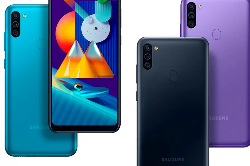 Nuevo Samsung Galaxy M11 con pantalla infinita de 6.4", triple cámara y  batería de 5000mAh