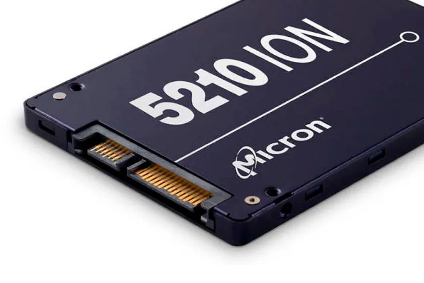 Los SSDs Micron 5210 ION alcanzan capacidades de hasta 7.68 TB y están pensados para centros de datos