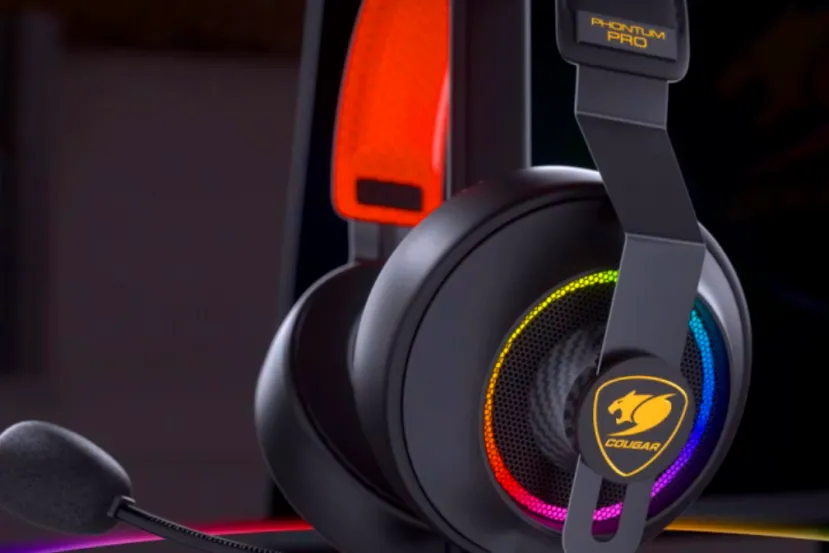 Cougar Phontum Pro, unos auriculares gaming con DAC USB e iluminación ARGB