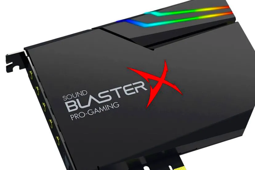 Nueva tarjeta de sonido Sound BlasterX AE-5 Plus en formato PCIe con Sound Core 3D
