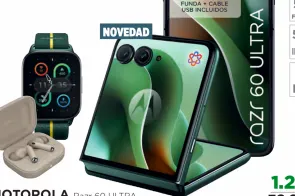 El Smartphone plegable Motorola Razr 60 Ultra se filtra al completo con pantallas de 7 y 4 pulgadas por 1.299 euros