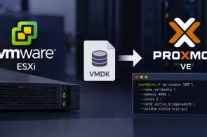 Cómo importar un VMDK de VMware en Proxmox VE