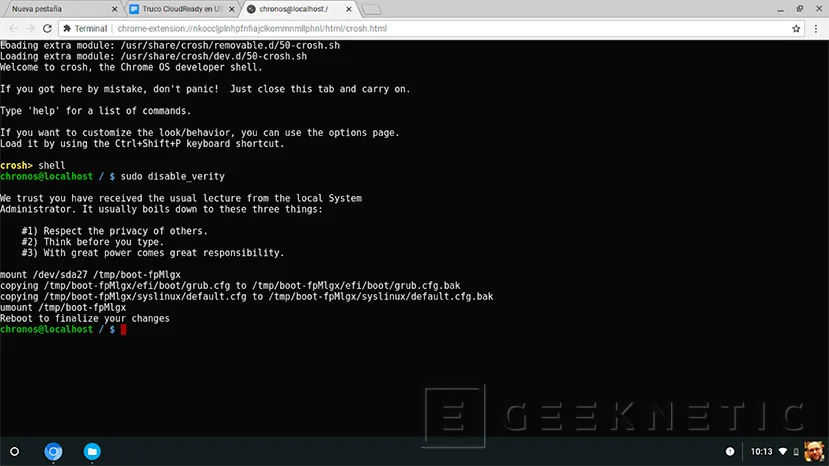 Geeknetic Como instalar y ejecutar CloudReady (Chrome OS) desde un Pendrive 8