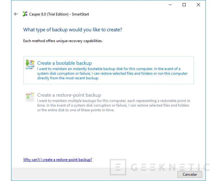 Geeknetic Copias de seguridad incrementales y arrancables en Windows 2