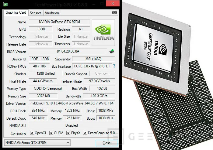 Geeknetic MSI GS60 2QE Ghost Pro con Geforce GTX 970M 9