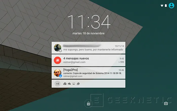 Geeknetic Android 5.0 Lollipop. Primer contacto 7