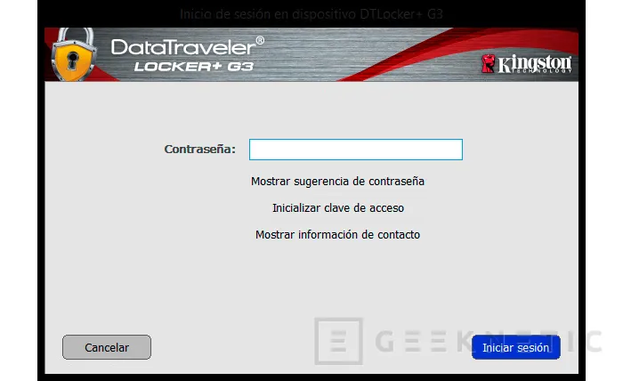 Geeknetic Kingston DataTraveler Locker+ G3 6