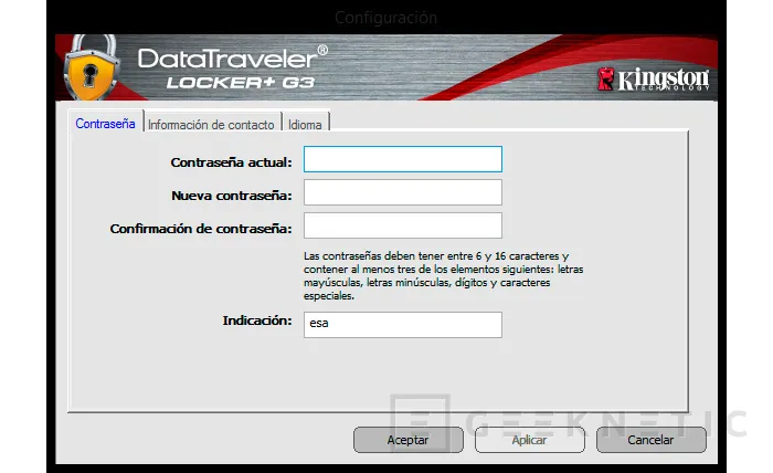Geeknetic Kingston DataTraveler Locker+ G3 7