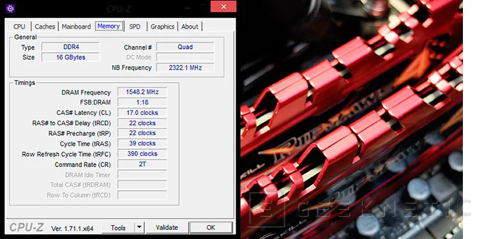 Geeknetic G.Skill DDR4 4x4GB Kit F4-3000C15Q 7