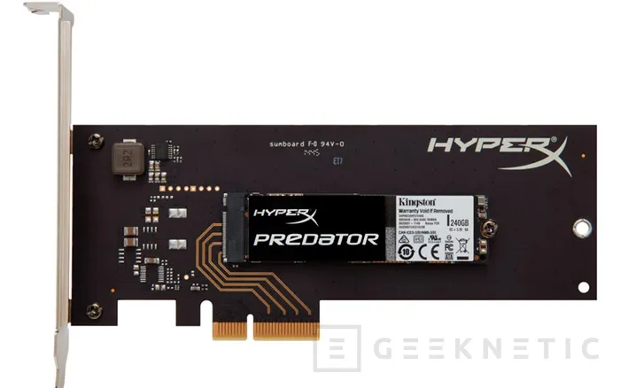 Geeknetic Kingston Predator 480GB PCIe SSD 1