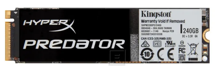 Geeknetic Kingston Predator 480GB PCIe SSD 2