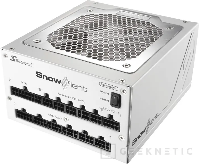 Geeknetic Seasonic Platinum 1050w Snow Silent 1