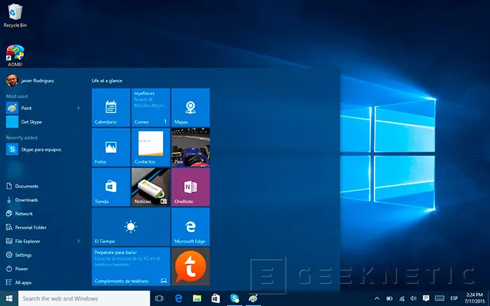 Geeknetic Análisis de Windows 10 6