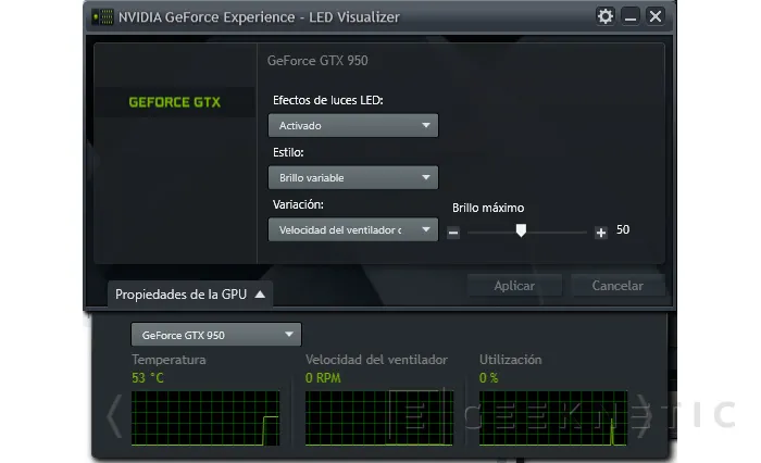 Geeknetic MSI Nvidia Geforce GTX 950 Gaming 2G 17