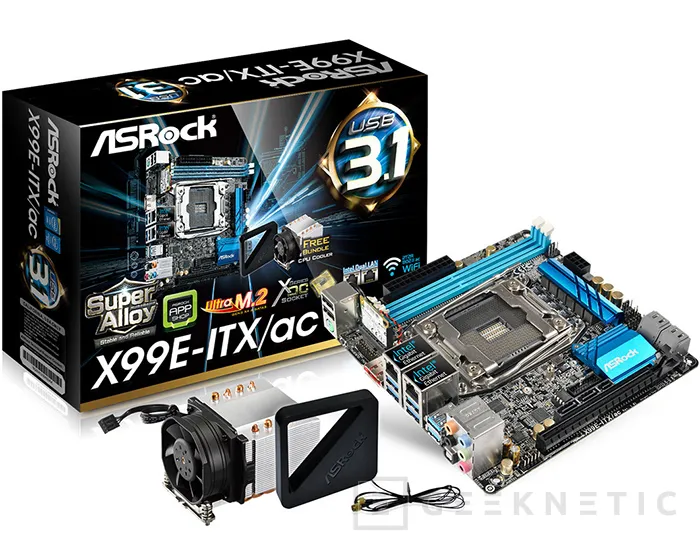 Geeknetic ASRock X99E-ITX/ac 21