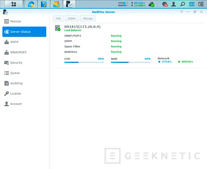Geeknetic Synology DiskStation Manager 6.0 Beta. Novedades y experiencia 5