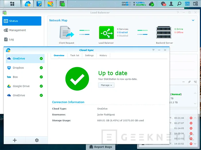 Geeknetic Synology DiskStation Manager 6.0 Beta. Novedades y experiencia 7