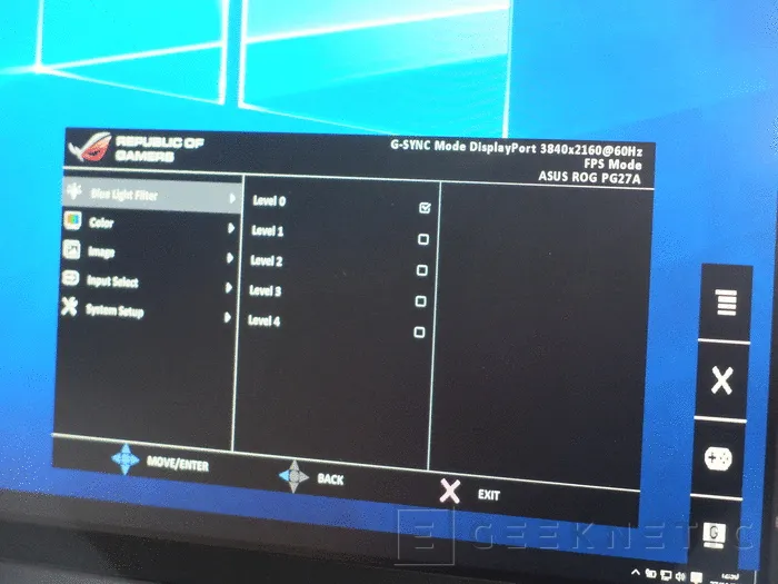 Geeknetic Monitor ASUS ROG SWIFT PG27AQ  4k Gsync 12