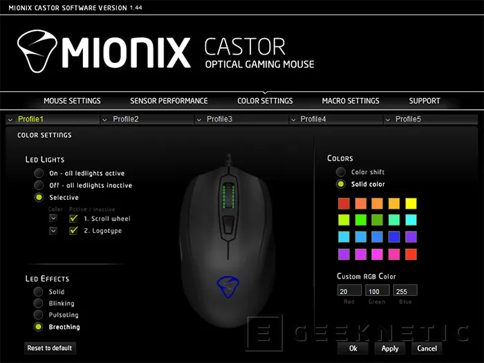 Geeknetic Mionix Castor gaming mouse 15