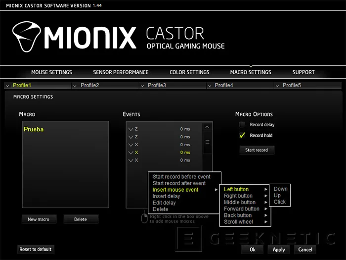 Geeknetic Mionix Castor gaming mouse 16