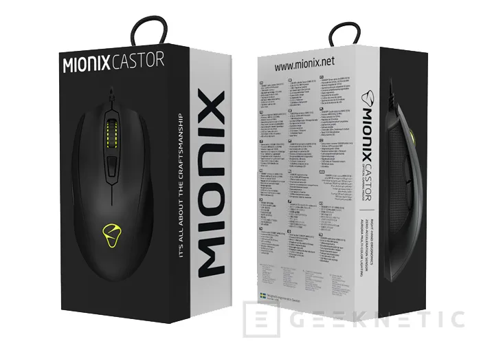 Geeknetic Mionix Castor gaming mouse 1