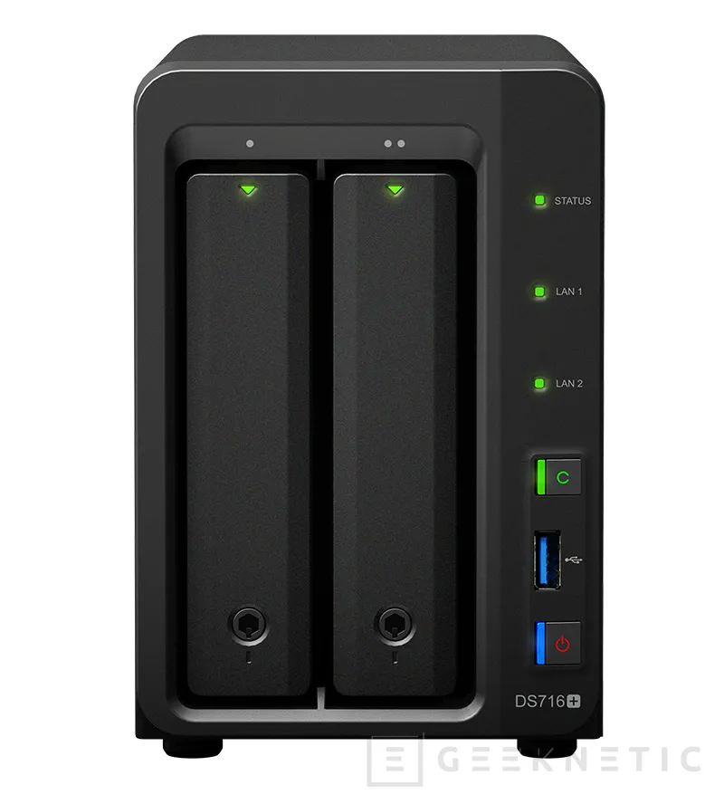Geeknetic Synology DiskStation DS716+ 2