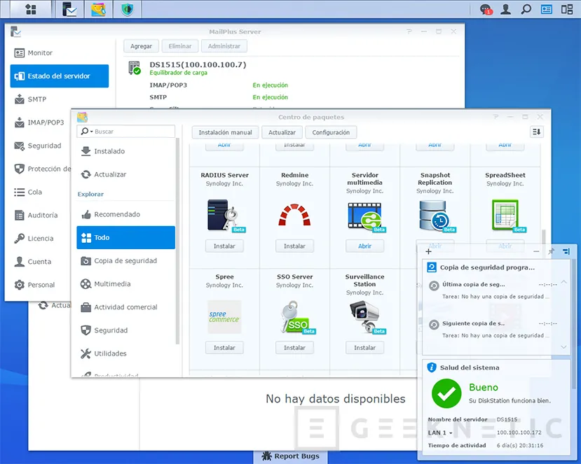 Geeknetic Synology DiskStation Manager 6.0 2