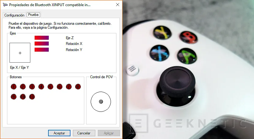 Geeknetic Gamepad Xbox One S probado en PC 7