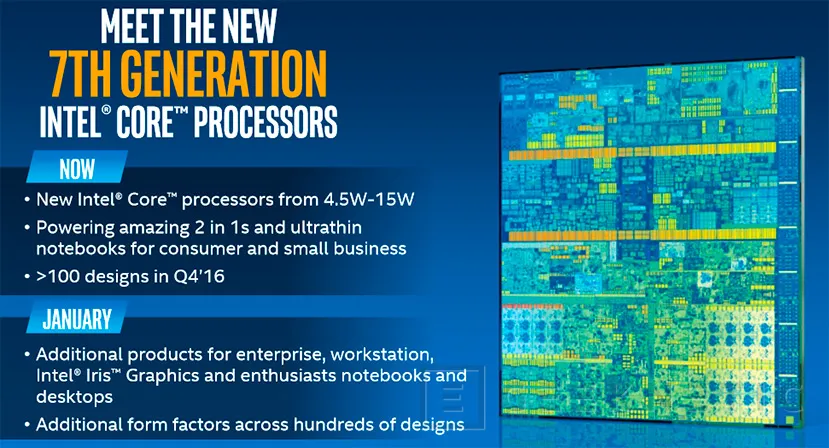Geeknetic Llega la séptima generación Core de Intel, para portátiles 1