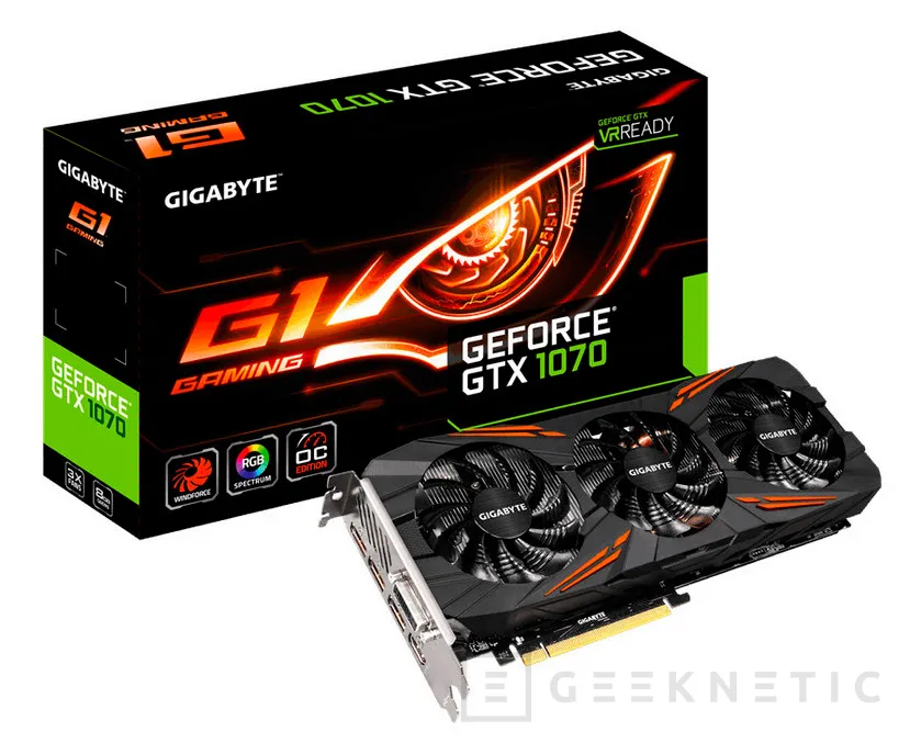 Geeknetic Gigabyte Geforce GTX 1070 G1 Gaming 1
