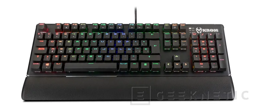 Geeknetic El sorprendente teclado mecánico Krom Kael de Nox   2