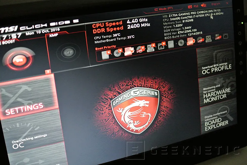 Geeknetic MSI Z170A Gaming Pro Carbon 17
