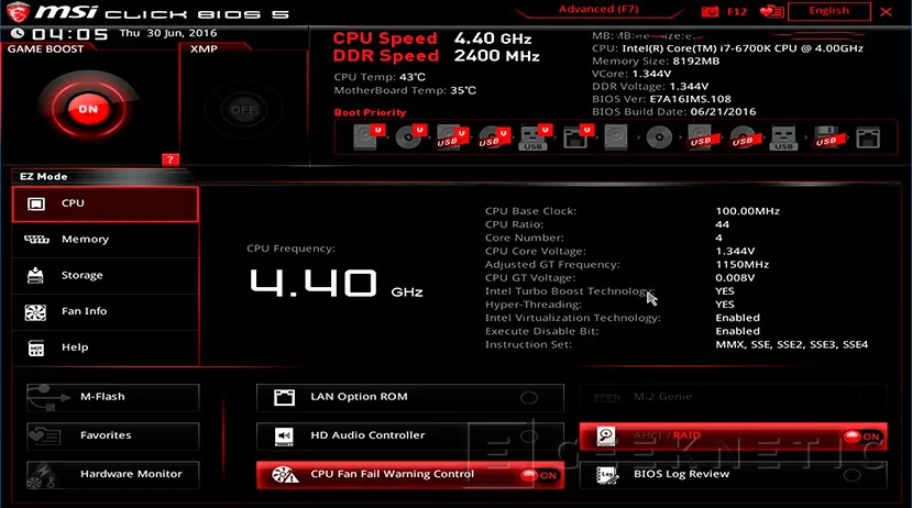 Geeknetic MSI Z170A Gaming Pro Carbon 16