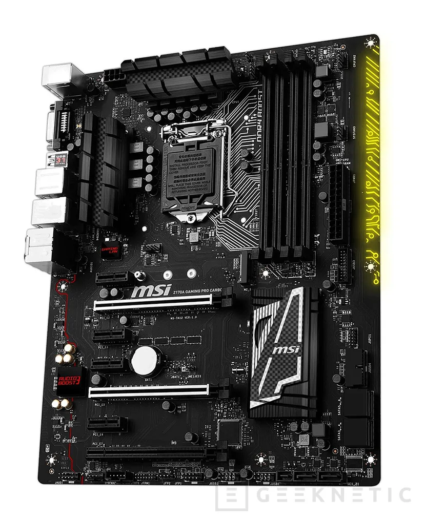 Geeknetic MSI Z170A Gaming Pro Carbon 11