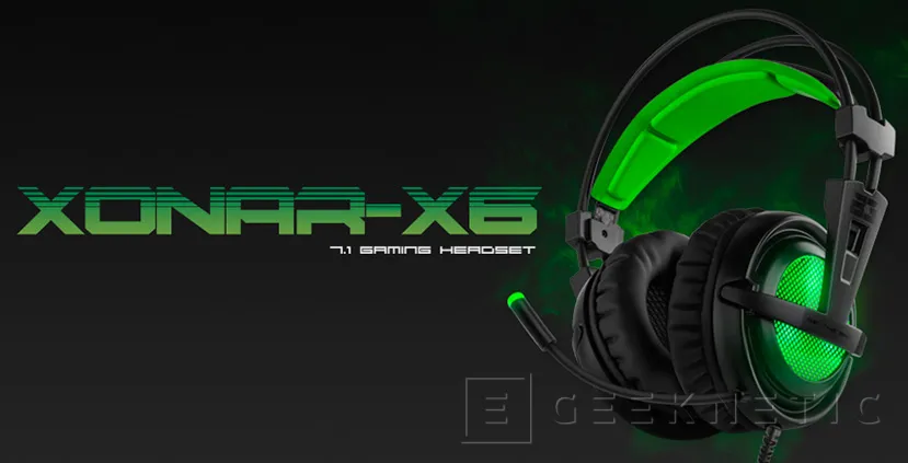 Geeknetic Auriculares BG Xonar X6 1