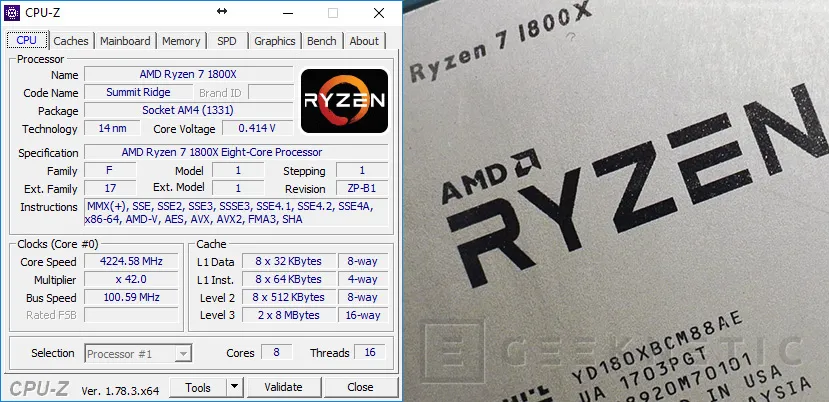 Geeknetic AMD Ryzen 7 1800X 19