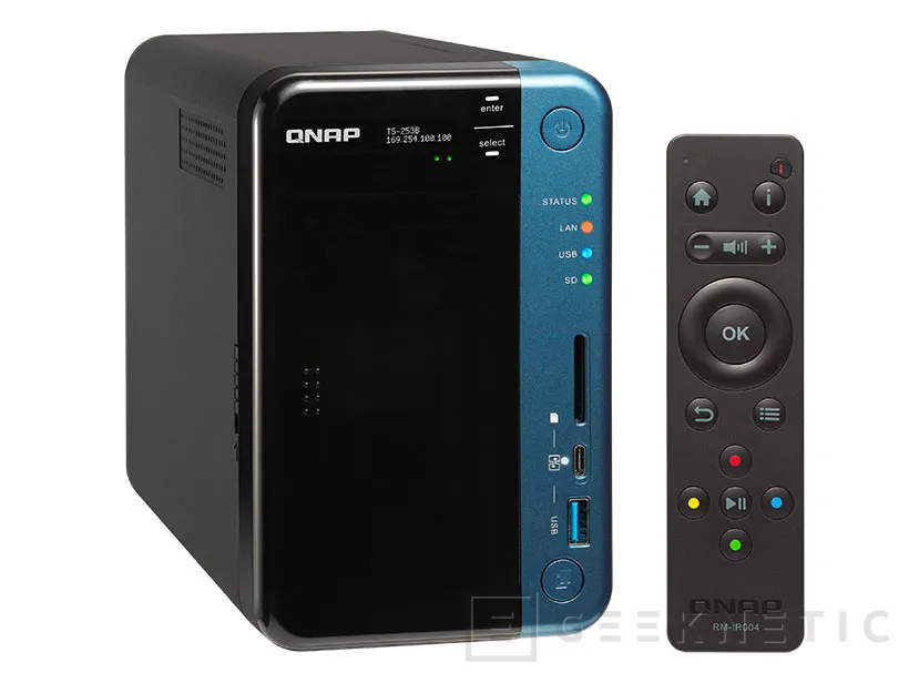 Geeknetic NAS Qnap TS-253B con QTS-Linux y Media Player 1