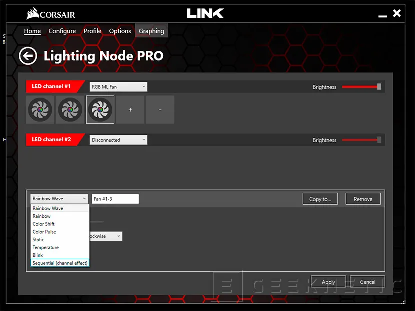 Geeknetic Ventiladores Corsair ML120 Pro con Lighting Node Pro 10