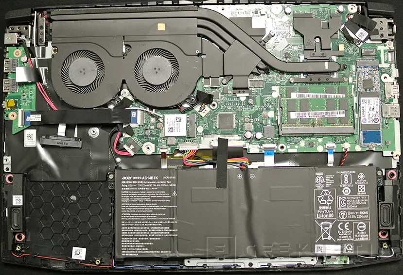 Geeknetic Review Portátil Acer Nitro 5 VR Ready con Ryzen 2700U 5