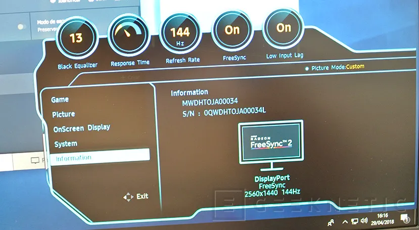 Geeknetic Review Samsung CHG70 Quantum Dot HDR Freesync Gaming Monitor 4