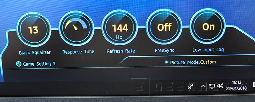Geeknetic Review Samsung CHG70 Quantum Dot HDR Freesync Gaming Monitor 11