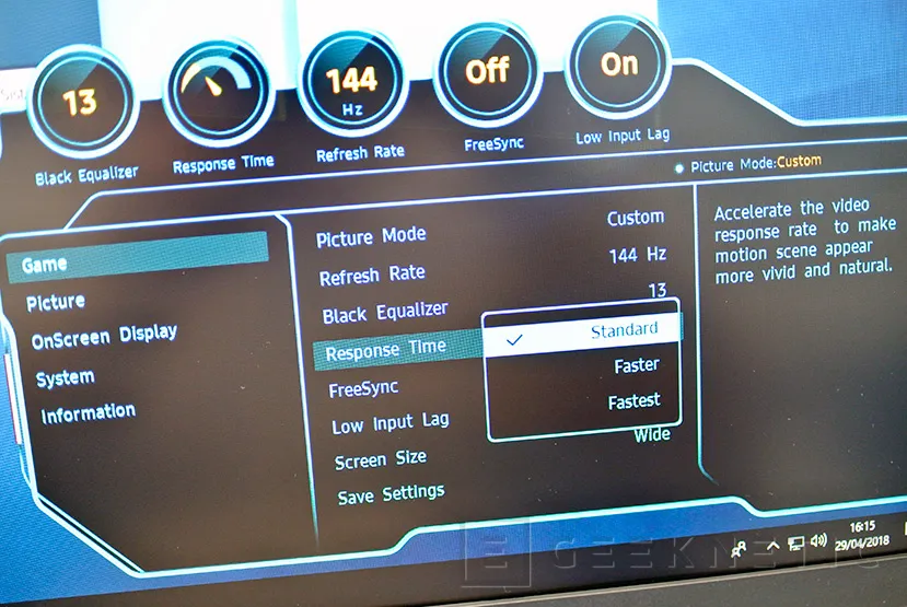 Geeknetic Review Samsung CHG70 Quantum Dot HDR Freesync Gaming Monitor 12