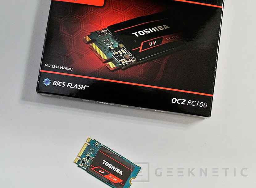 Geeknetic Review SSD Toshiba OCZ RC100 NVMe 240GB 2