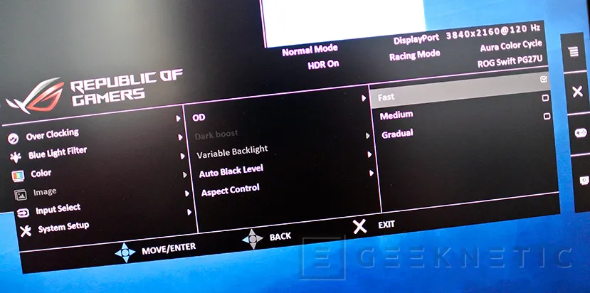 Geeknetic Review Monitor Asus ROG Swift PG27UQ 4K Gsync HDR 21