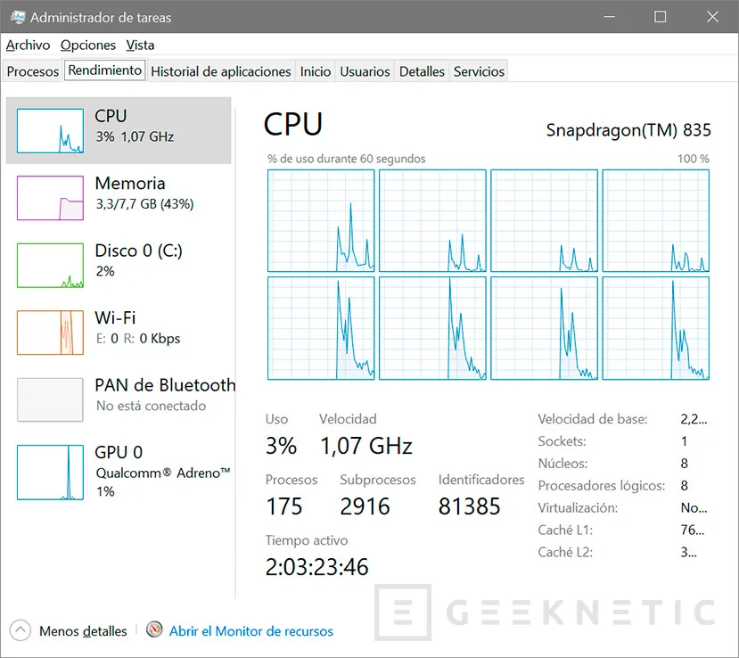 Geeknetic Review del Tablet HP Envy X2 con Procesador Qualcomm Snapdragon 835 2