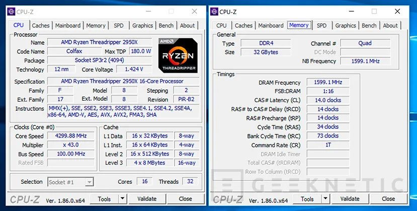 Geeknetic Review AMD Ryzen Threadripper 2950X 11