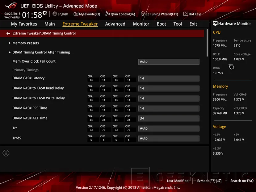 Geeknetic Review Placa Base ASUS ROG Zenith Extreme X399 40