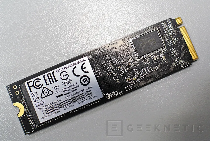 Geeknetic Review SSD Corsair MP510 de 960GB 4